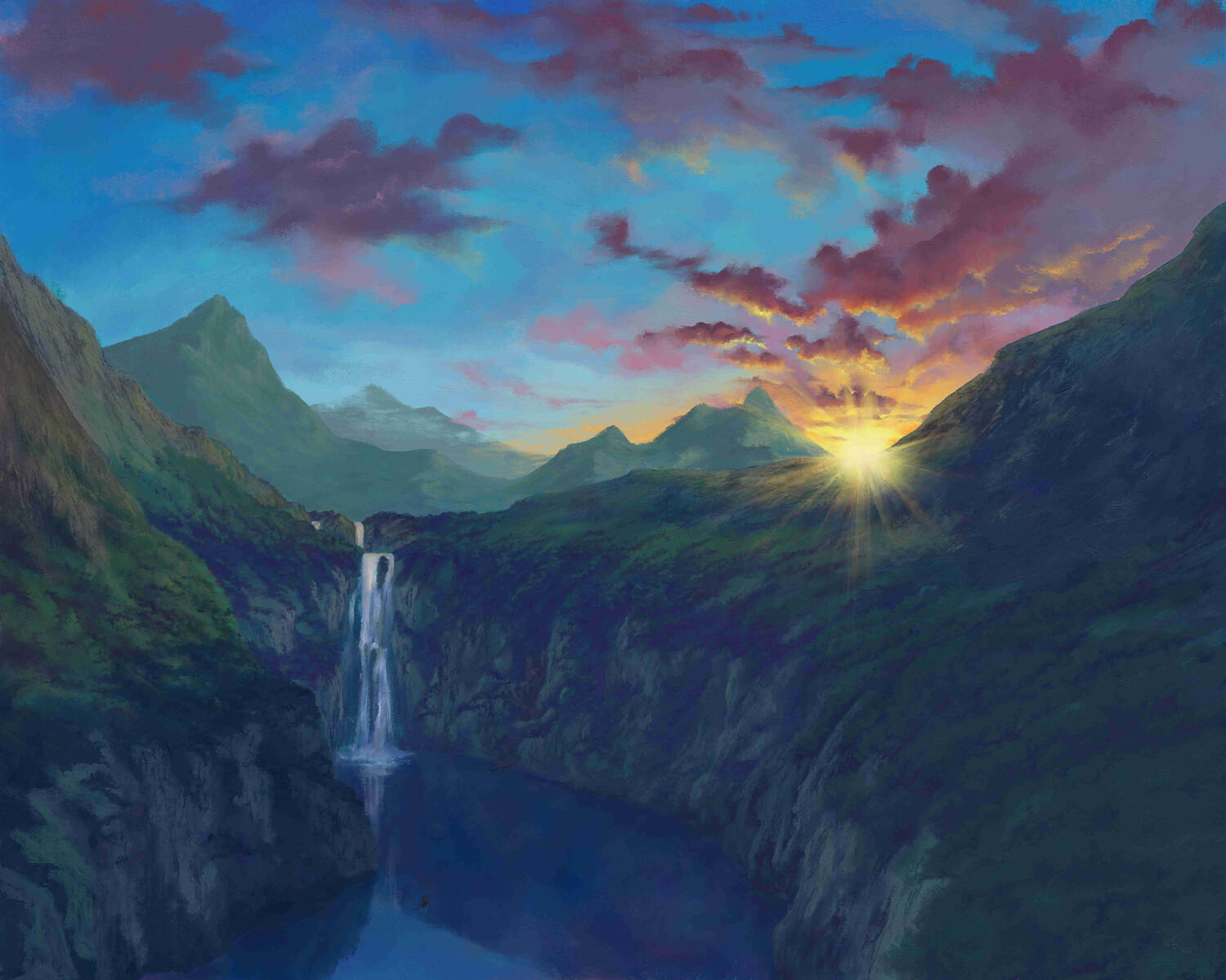 Fossefall // 22.000 kr.